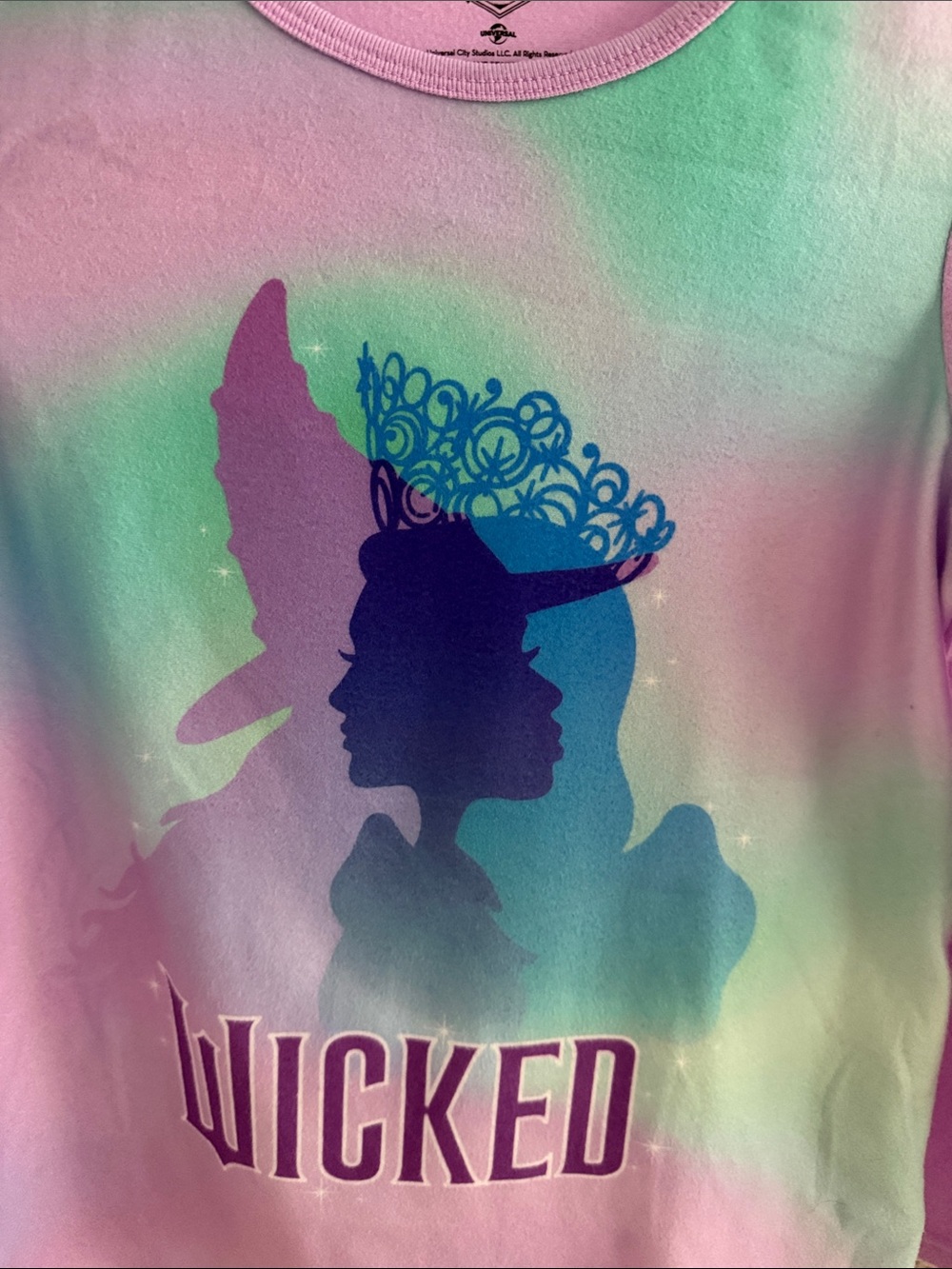 Girls' Long sleeve fleece Wicked PJ’s 10-12 - Picture 2 of 6